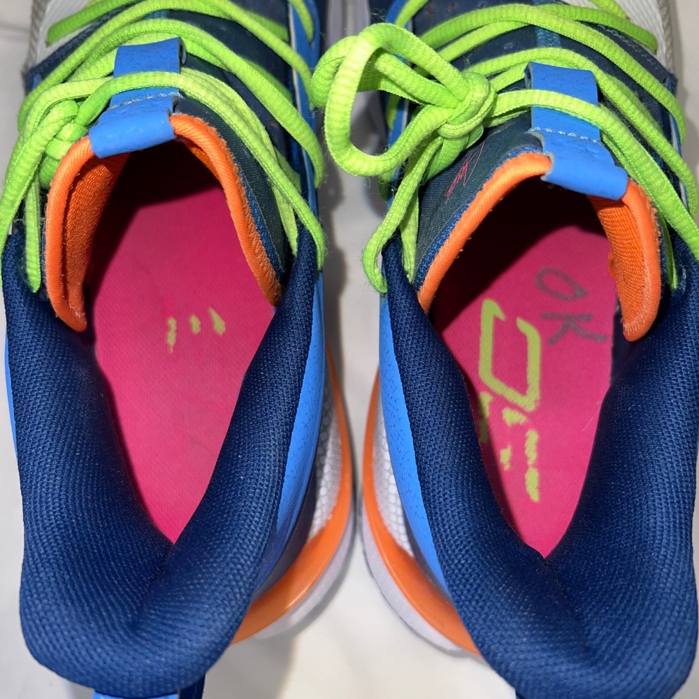 Under Armour Curry 7 Super‎ Soaker Lime Blue Mens 10.5 3021258-404 Basketball - Picture 11 of 15